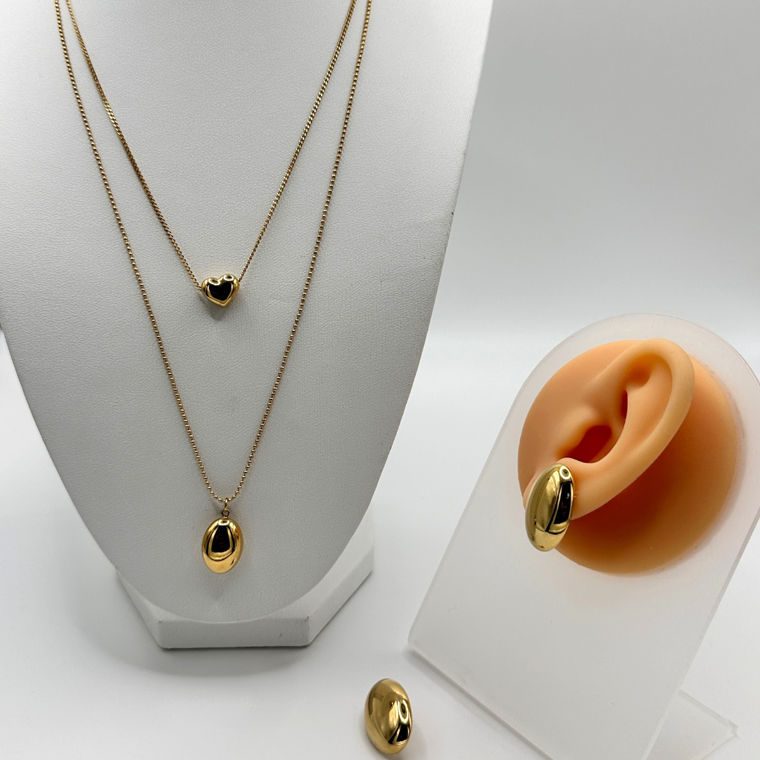 Collana Cuore bombato